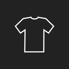 Shirt Icon, Shirt Vector, T-Shirt Clothing, T-Shirt Icon, Shirt Outline, Tee Shirt, Tee Shirt Icon, Vector Icon Symbol Illustration Background