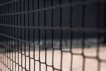 Beach tennis net. Foot volley Net