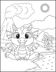 Dragon Coloring Pages For Kids