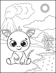 Dragon Coloring Pages For Kids