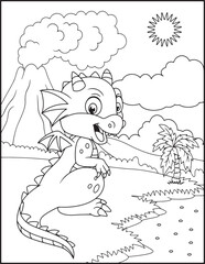 Dragon Coloring Pages For Kids