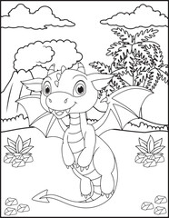 Dragon Coloring Pages For Kids