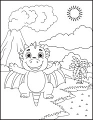 Dragon Coloring Pages For Kids