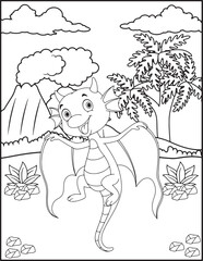 Dragon Coloring Pages For Kids
