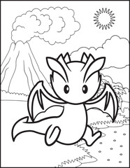 Dragon Coloring Pages For Kids