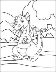 Dragon Coloring Pages For Kids
