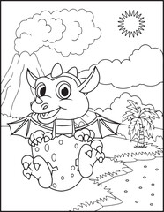 Dragon Coloring Pages For Kids
