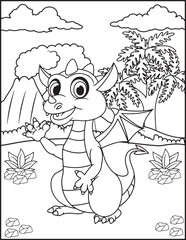 Dragon Coloring Pages For Kids