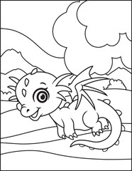 Dragon Coloring Pages For Kids