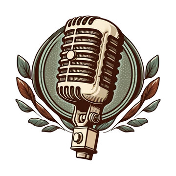 Classic microphone logo