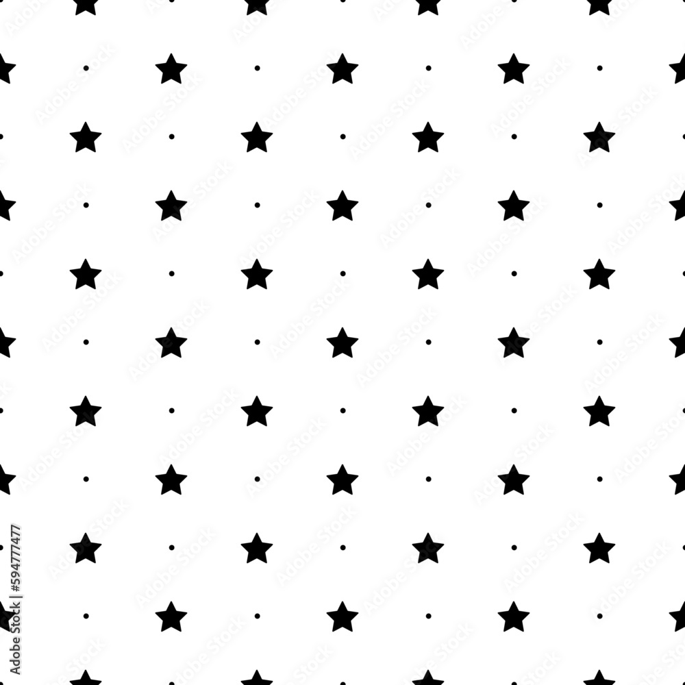 Poster star seamless pattern. repeating geometric stars background. repeated shiny design for prints. cute 