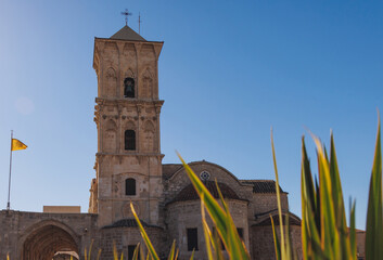 Obraz premium Tower of St Lazarus historic church in Larnaca, Cyprus