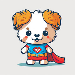 Cute and happy dog