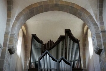 Kirchenorgel in Klosterkirche in Wahlsburg-Lippoldsberg