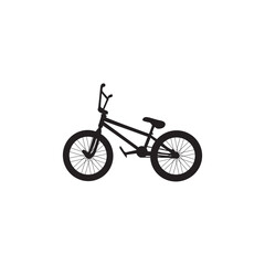 bicycle silhouette vector illustration art