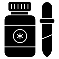 A unique design icon of dropper
