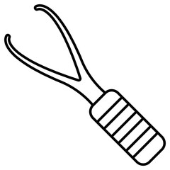 Perfect design icon of surgical tong