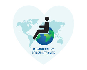 International Day of the Rights of Persons with Disabilities, Vector illustration of the International Day of Persons with Disabilities