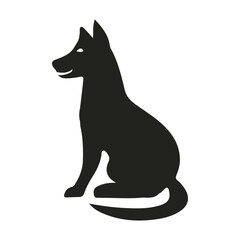 Dog Silhouette Vector Art, Icons design