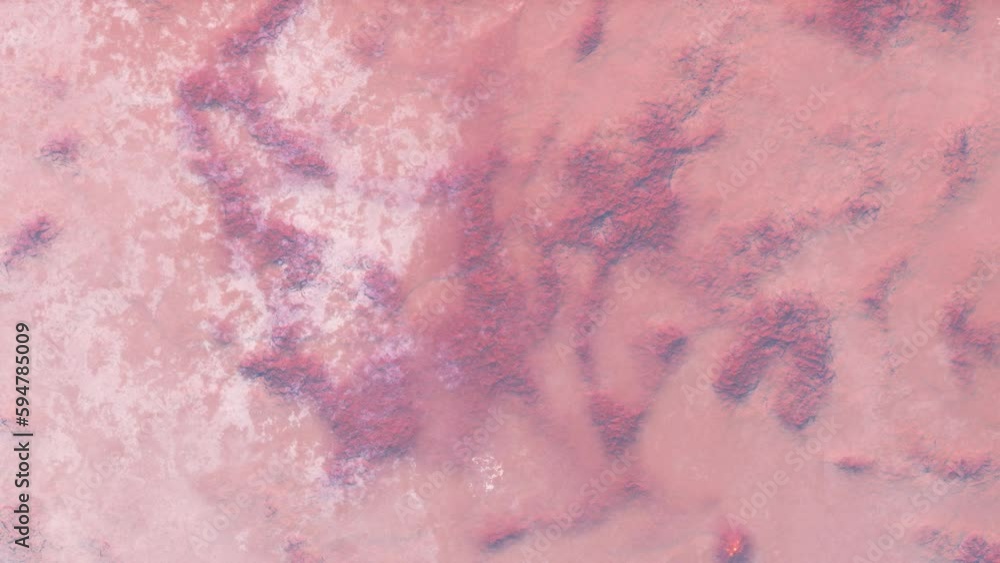 Wall mural surface of an alien planet in another solar system. a geologically active planet in another galaxy. 