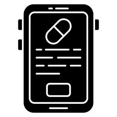 Trendy vector design of mobile medical app