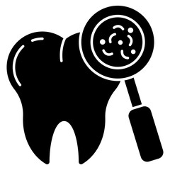 Premium download icon of search tooth