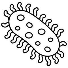 Perfect design icon of bacteria