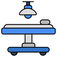 An icon design of operation theater 