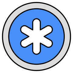 Modern design icon of medical sign 