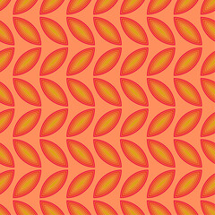 Abstract pattern orange concept circles vector template