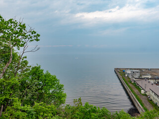 ピラオロ展望台から見たサロマ湖（北海道常呂郡佐呂間町）