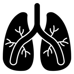 Premium download icon of lungs