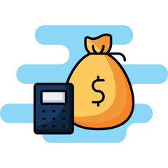 Finance icon Stock Illustration.