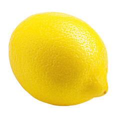 Lemon isolated on white background, full depth of field