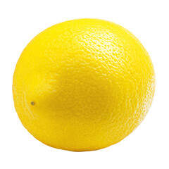 Lemon isolated on white background, full depth of field