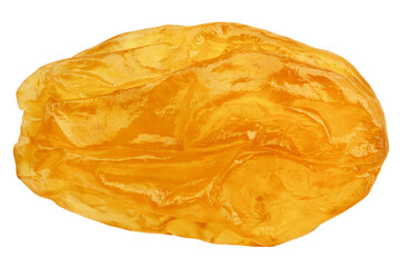 Raisin isolated on white background, full depth of field