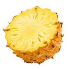 pineapple isolated on white background, full depth of field