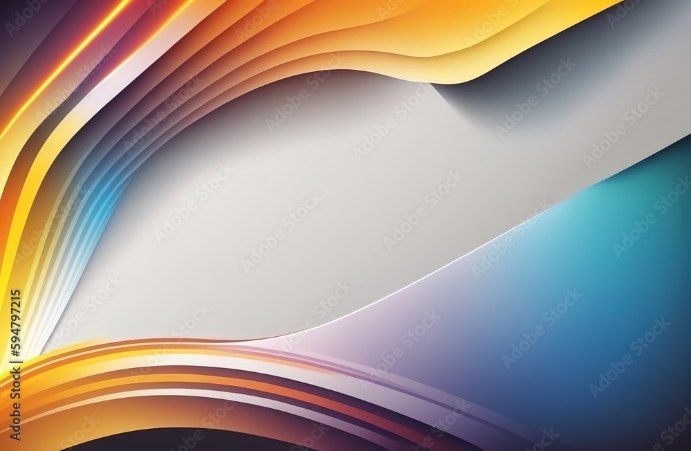 Poster abstract blurred line backdrop for copy space. generative ai