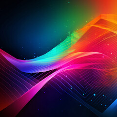 Fototapeta na wymiar Colorful abstract background. High quality illustration