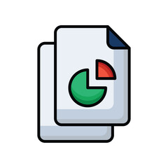 Document icon Stock Illustration.
