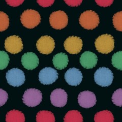 Paint polka dots seamless spots pattern for wrapping paper and fabrics and linens and kids clothes print