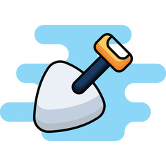 Shovel icons Stock illustration.