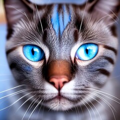 close up of a cat, Generativa AI
