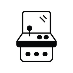 Video Game icons Stock illustration.