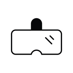 Vr Glasses icons Stock illustration.