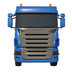 Tanker truck 2- Front view png