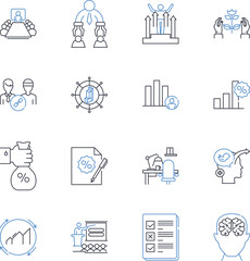 Cash transfer line icons collection. Remittance, TransferWise, Western Union, Venmo, PayPal, MyGram, Skrill vector and linear illustration. Bitcoin,Zelle,Ripple outline signs set