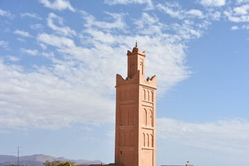 Obraz premium Mosque of Oasis of Figuig, Oriental province, Eastern Morocco