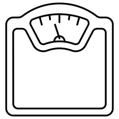 An icon design of weight scale 