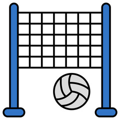 Premium download icon of volleyball game